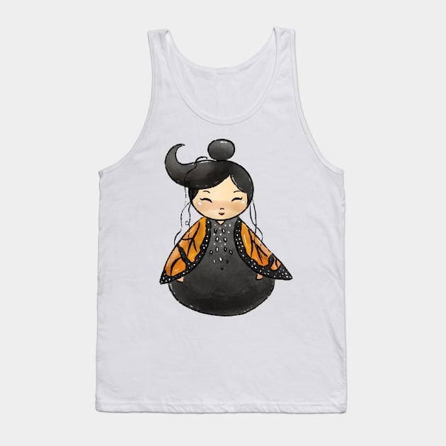 Beautiful Monarch Butterfly Spirit Tank Top by The Mindful Maestra